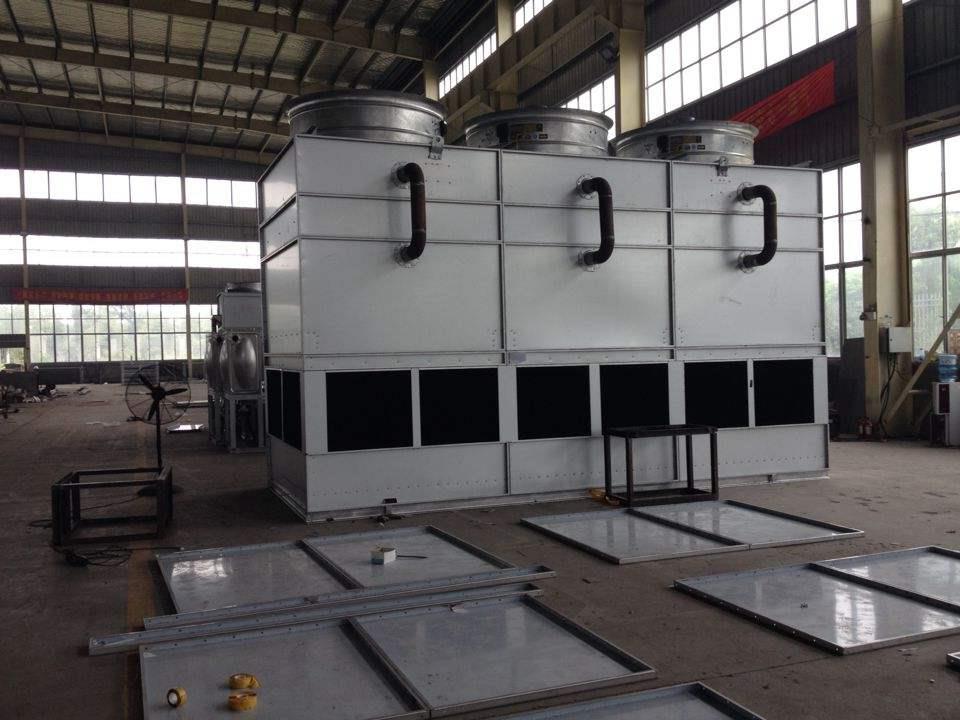 玻璃鋼冷卻塔解決冷卻水配管和噪聲（shēng）