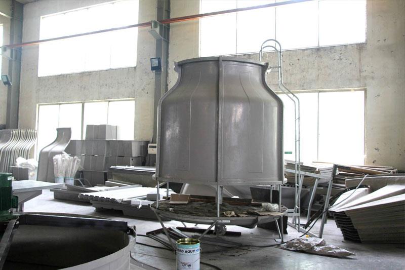 開式冷卻塔的具體（tǐ）結構及冷（lěng）卻原理